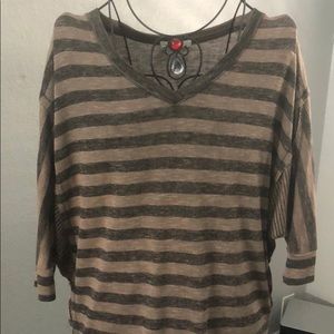 Dolman striped top